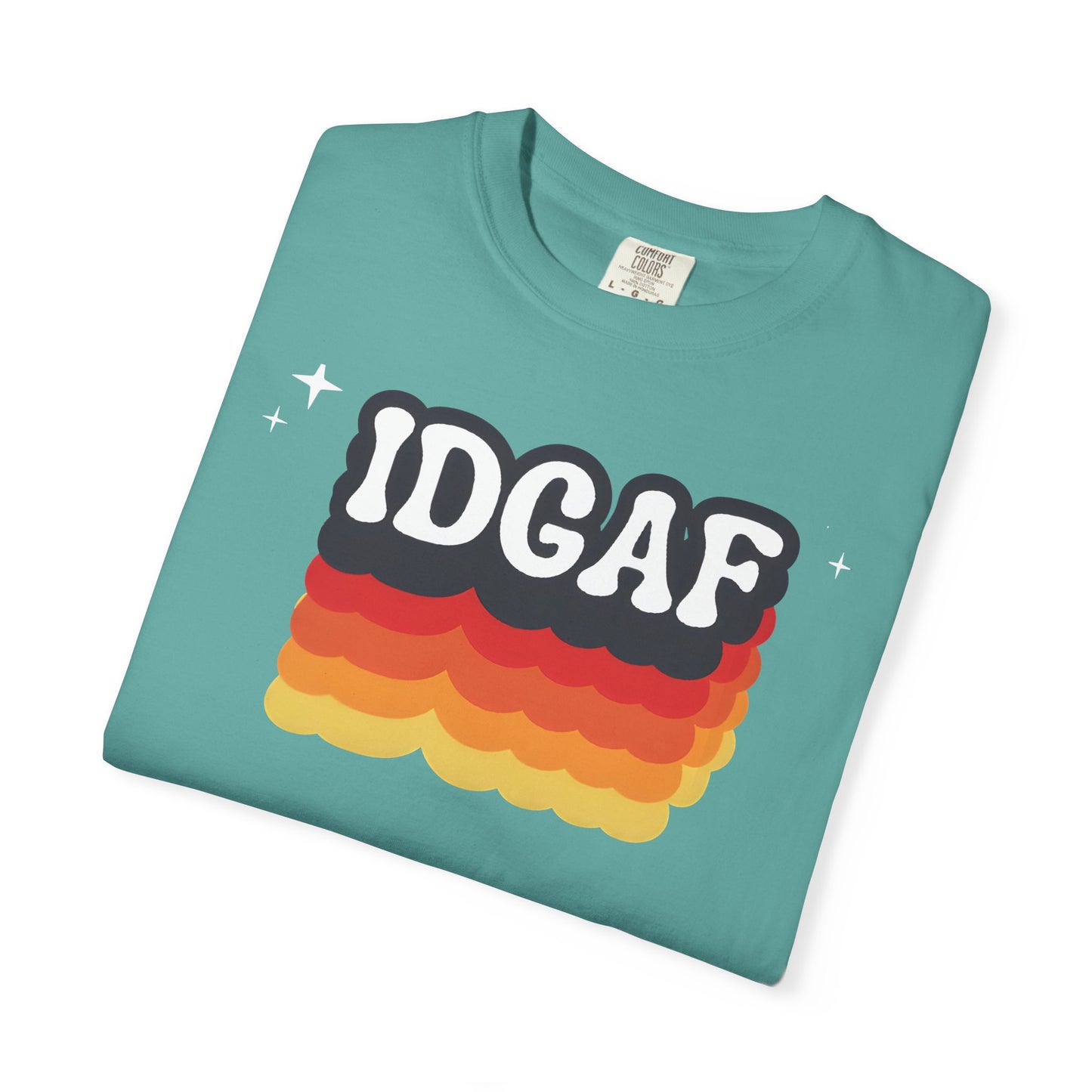 IDGAF Retro Wave T-Shirt