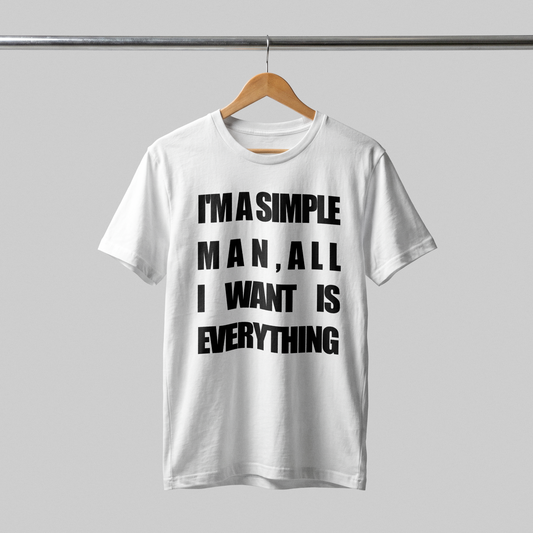 SIMPLE MAN T-Shirt