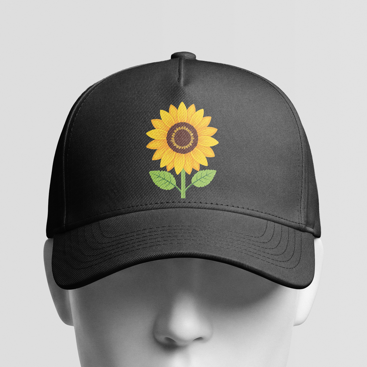 Sunflower embroidery  Cap