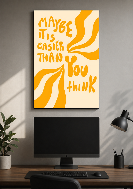 It is easier than you think Poster